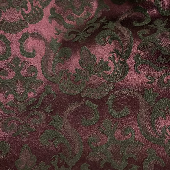 Ladies Deep Purple and black damask dress - Picture 5 of 5